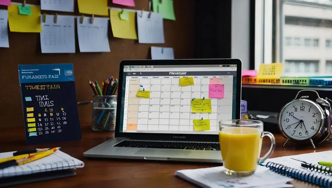 Creating a personalized time management plan