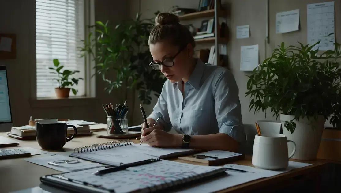 Creating a daily routine to minimize interruptions